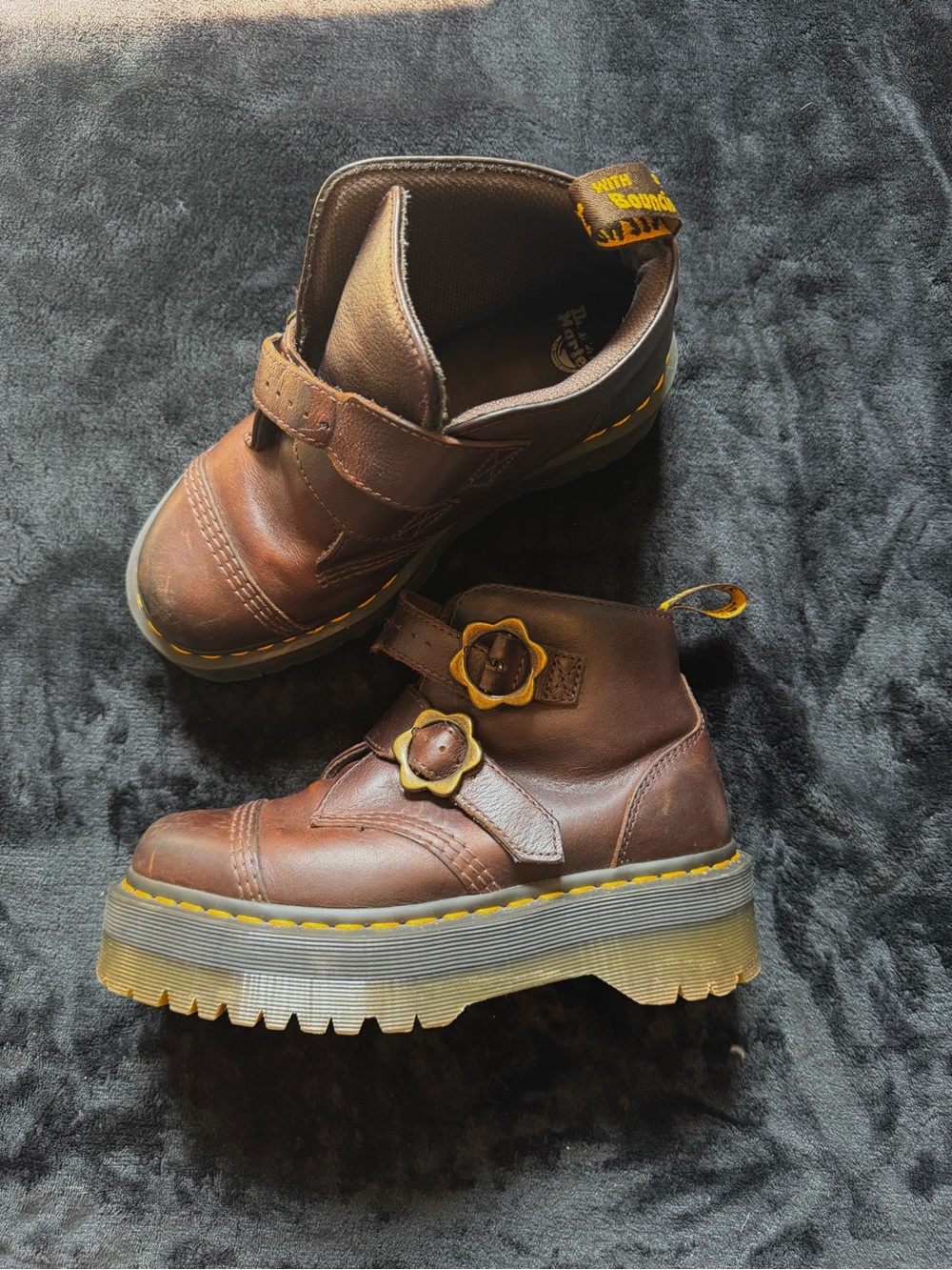 Brown Platform Dr. Martens